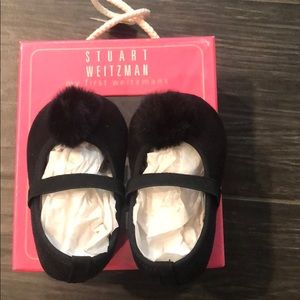 NIB Stuart Weitzman patent black dress shoes baby